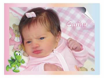 Foto da Carina quando ela nasceu (04/07/2006)