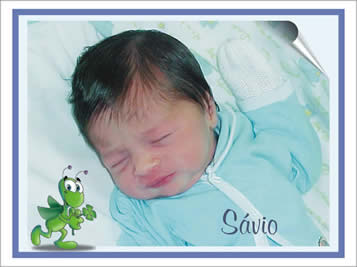 Foto do Sávio quando ele nasceu (31/10/2004)